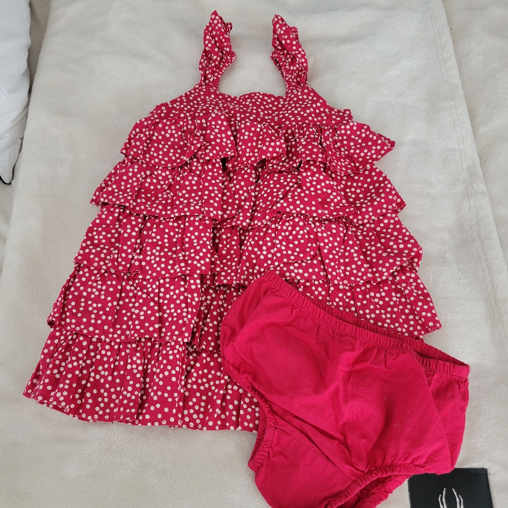 GAP Red Polka Dot Baby Dress